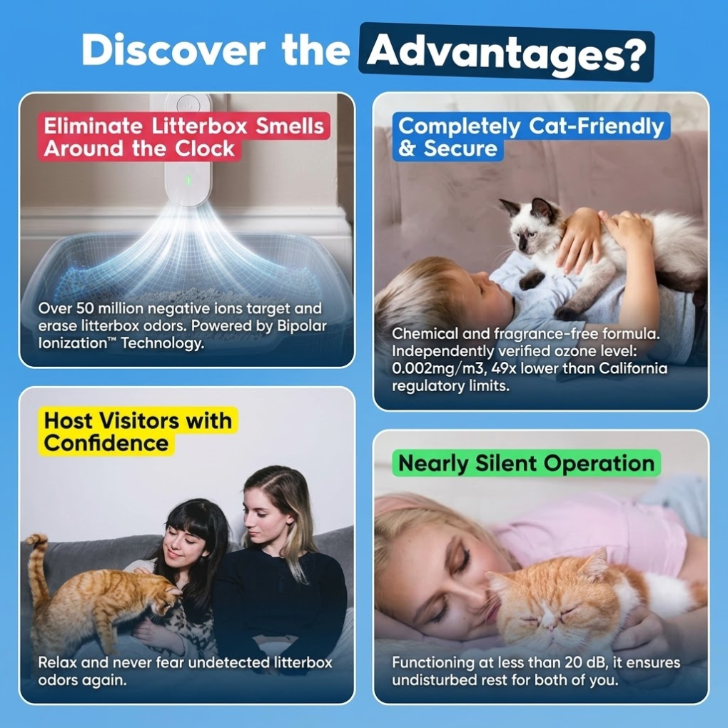 Cat Odor & Litter Box Air Purifier