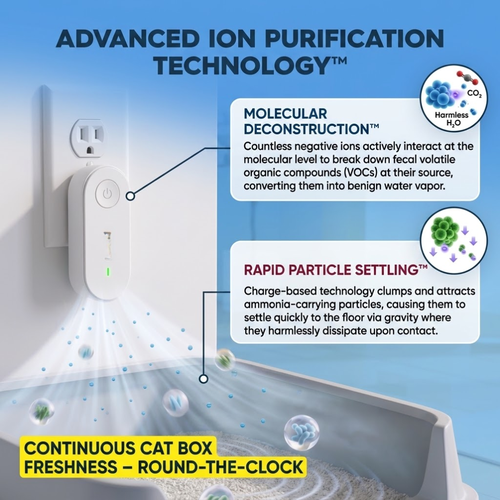 Cat Odor & Litter Box Air Purifier