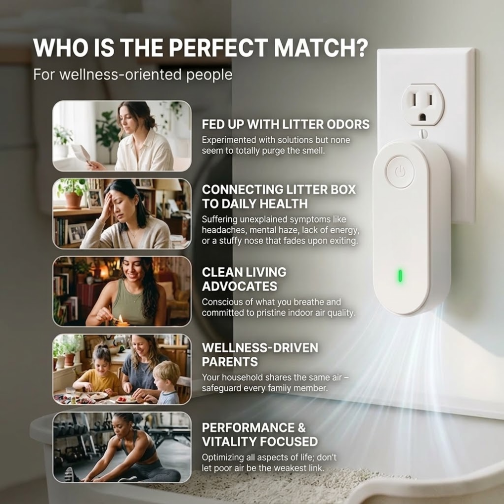 Cat Odor & Litter Box Air Purifier
