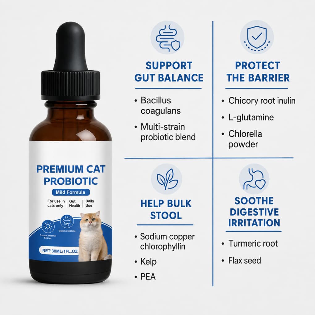 Kinveta Daily Probiotic Drops for Cats