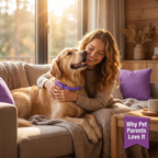 Nuzzle Dual-Pheromone Calming Collar — Drug-Free Calm for the Dog Who Panics When You Leave