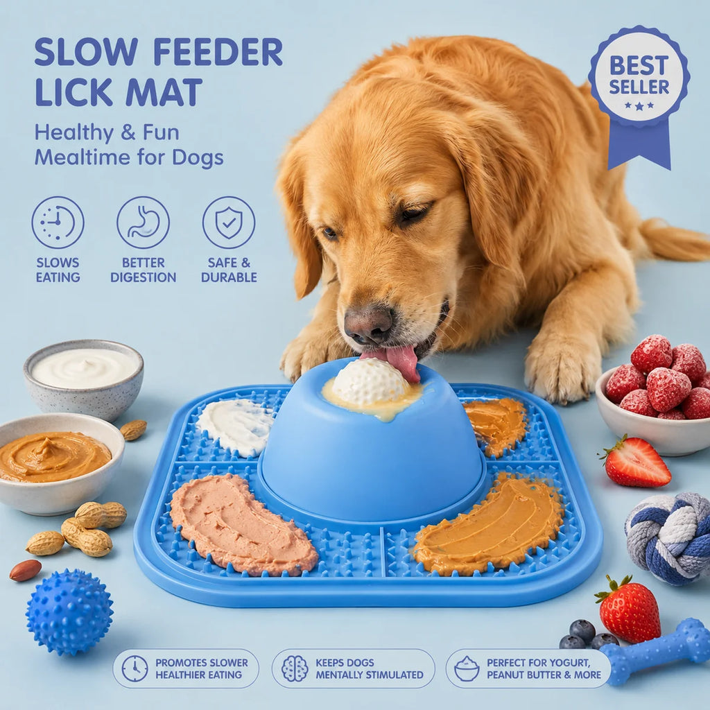 Slow Feeder Anti-Anxiety Dog Bowl