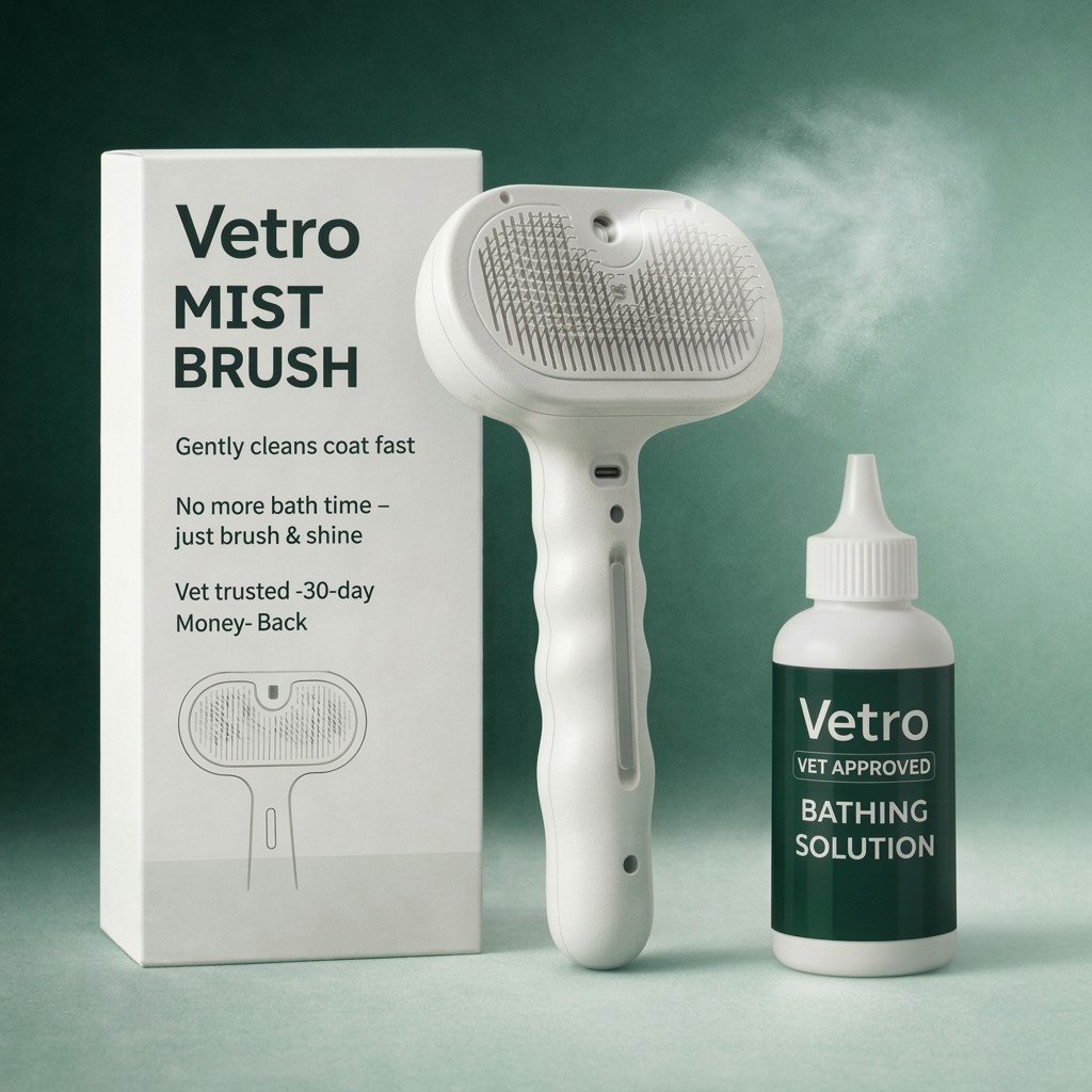 Pet Steam Grooming Brush